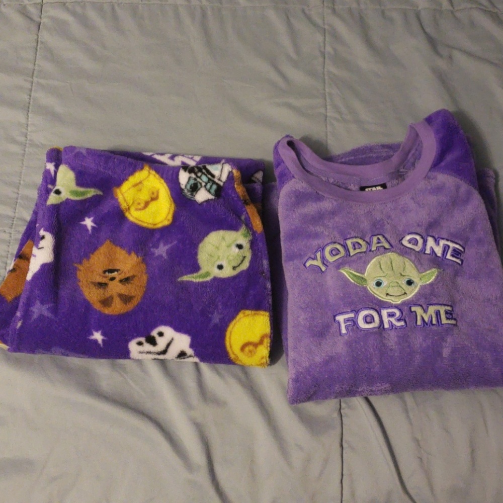 Fuzzy Star Wars PJ set